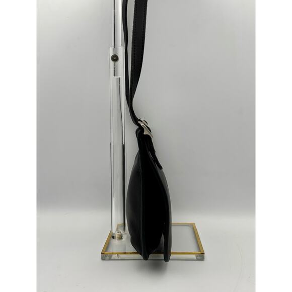 Vintage Coach Slim Hippie Bag | Style No. 9142 | Black Leather Crossbody - Picture 4 of 10